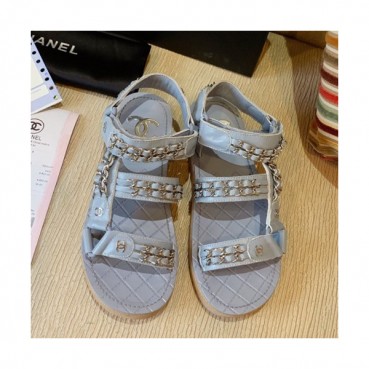 Chanel 2019 Ladies Leather Sandal - 샤넬 2019 여성용 레더 샌들 CHAS0305.Size(225 