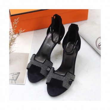 Hermes 2019 Ladies Suede High Heel Sandal - 에르메스 2019 여성용 스웨이드 하이힐 샌들 HERS0155,Size(225