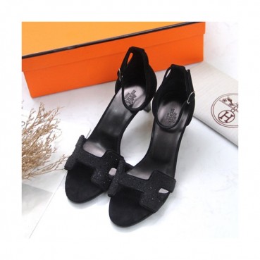 Hermes 2019 Ladies Suede High Heel Sandal - 에르메스 2019 여성용 스웨이드 하이힐 샌들 HERS0154,Size(225