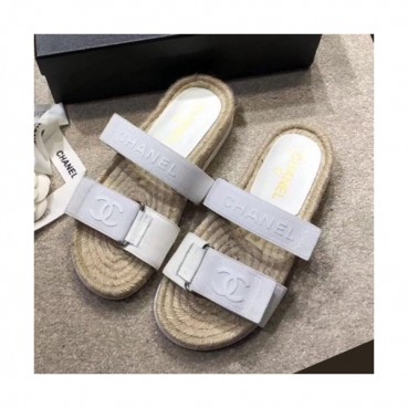 Chanel 2019 Ladies Leather Slipper - 샤넬 2019 여성용 레더 슬리퍼 CHAS0244.Size(225 