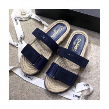 Chanel 2019 Ladies Leather Slipper - 샤넬 2019 여성용 레더 슬리퍼 CHAS0242.Size(225 