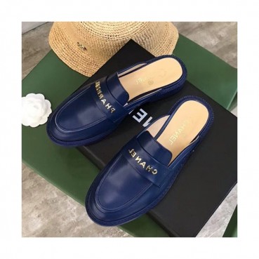 Chanel 2019 Ladies Leather Bloafer Slipper - 샤넬 2019 여성용 레더 블로퍼 슬리퍼 CHAS0238.Size(225 