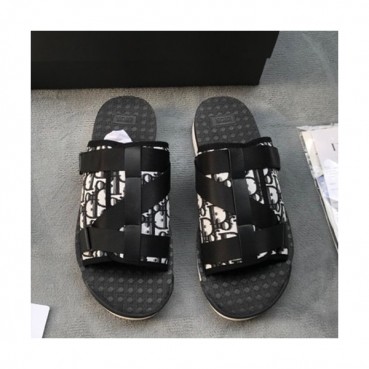Dior 2019 Mens Canvas Slipper - 디올 2019 남성용 캔버스 슬리퍼 DIOS0033.Size (245 