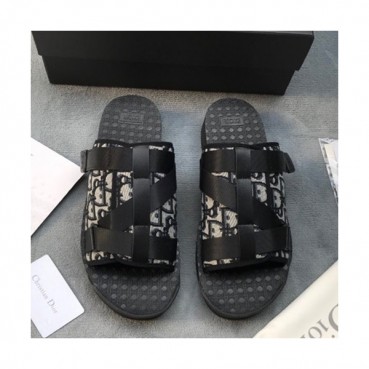 Dior 2019 Mens Canvas Slipper - 디올 2019 남성용 캔버스 슬리퍼 DIOS0032.Size (245 