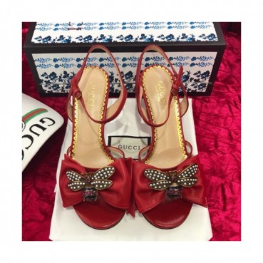 Gucci 2019 Ladies Leather High Heel Sandal - 구찌 2019 여성용 레더 하이힐 샌들, GUCS0144.Size(225 