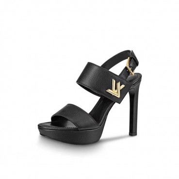 Louis Vuitton 2019 Ladies Leather High Heel Sandal - 루이비통 2019 여성용 레더 하이힐 샌들 LOUS0097,Size(220 
