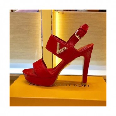 Louis Vuitton 2019 Ladies Leather High Heel Sandal - 루이비통 2019 여성용 레더 하이힐 샌들 LOUS0096,Size(220 