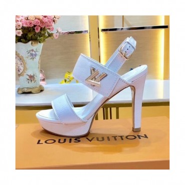 Louis Vuitton 2019 Ladies Leather High Heel Sandal - 루이비통 2019 여성용 레더 하이힐 샌들 LOUS0095,Size(220 