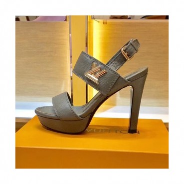 Louis Vuitton 2019 Ladies Leather High Heel Sandal - 루이비통 2019 여성용 레더 하이힐 샌들 LOUS0094,Size(220 