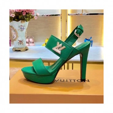 Louis Vuitton 2019 Ladies Leather High Heel Sandal - 루이비통 2019 여성용 레더 하이힐 샌들 LOUS0092,Size(220 