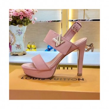 Louis Vuitton 2019 Ladies Leather High Heel Sandal - 루이비통 2019 여성용 레더 하이힐 샌들 LOUS0088,Size(220 
