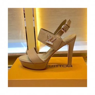 Louis Vuitton 2019 Ladies Leather High Heel Sandal - 루이비통 2019 여성용 레더 하이힐 샌들 LOUS0085.Size(220 