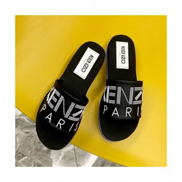 Kenzo 2019 Ladies Leather Slipper - 겐조 2019 여성용 레더 슬리퍼,KENS0003,Size(225