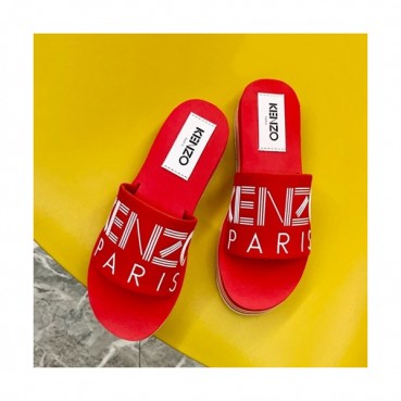 Kenzo 2019 Ladies Leather Slipper - 겐조 2019 여성용 레더 슬리퍼,KENS0002,Size(225