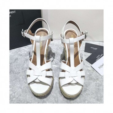 Saint Laurent 2019 Ladies Wedge High Heel Sandal - 입생로랑 2019 여성용 웨지 하이힐 샌들,SLS0035.Size(220 