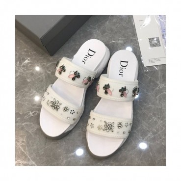 Dior 2019 Ladies Slipper - 디올 2019 여성용 슬리퍼 DIOS0020.Size (220 