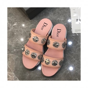 Dior 2019 Ladies Slipper - 디올 2019 여성용 슬리퍼 DIOS0017.Size (220 