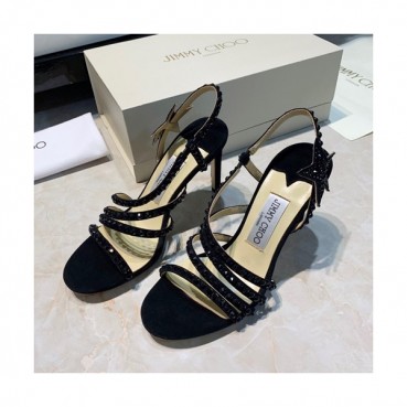 Jimmy Choo 2019 Ladies Suede High Heel Sandal - 지미츄 2019 여성용 스웨이드 하이힐 샌들 JIMS0033.Size(225 