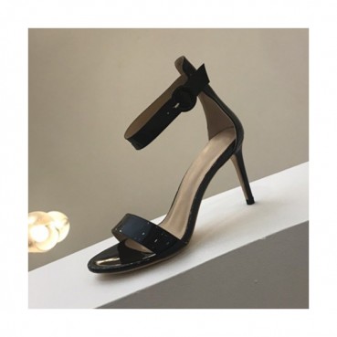 Gianvito Rossi 2019 Ladies Leather High Heel Sandal - 지안비토 로시 2019 여성용 레더 하이힐 샌들 GRS0025.Size(225 