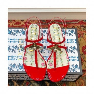Gucci 2019 Ladies Leather Sandal - 구찌 2019 여성용 레더 샌들 GUCS0110.Size(225 