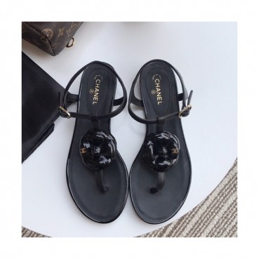 Chanel 2019 Ladies Leather Sandal - 샤넬 2019 여성용 레더 샌들 CHAS0183.Size(225 