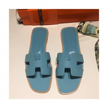 Hermes 2019 Ladies Oasis Leather Slipper - 에르메스 2019 여성용 오아시스 레더 슬리퍼 HERS0067,Size(225 
