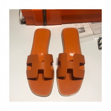 Hermes 2019 Ladies Oasis Leather Slipper - 에르메스 2019 여성용 오아시스 레더 슬리퍼 HERS0064,Size(225 
