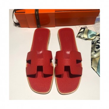Hermes 2019 Ladies Oasis Leather Slipper - 에르메스 2019 여성용 오아시스 레더 슬리퍼 HERS0063,Size(225 