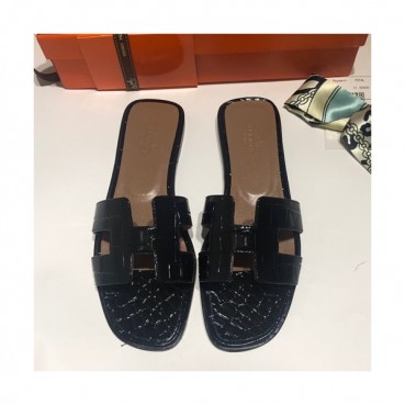 Hermes 2019 Ladies Oasis Leather Slipper - 에르메스 2019 여성용 오아시스 레더 슬리퍼 HERS0062,Size(225 