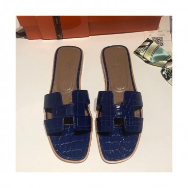 Hermes 2019 Ladies Oasis Leather Slipper - 에르메스 2019 여성용 오아시스 레더 슬리퍼 HERS0060,Size(225 