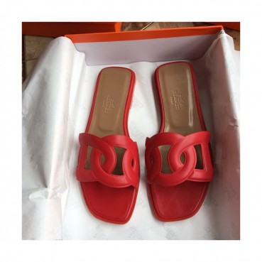 Hermes 2019 Ladies Leather Slipper - 에르메스 2019 여성용 레더 슬리퍼 HERS0047,Size(225 