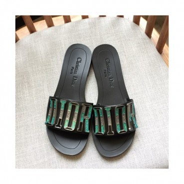 Dior 2019 Ladies Leather Slipper - 디올 2019 여성용 레더 슬리퍼 DIOS0011.Size (225 