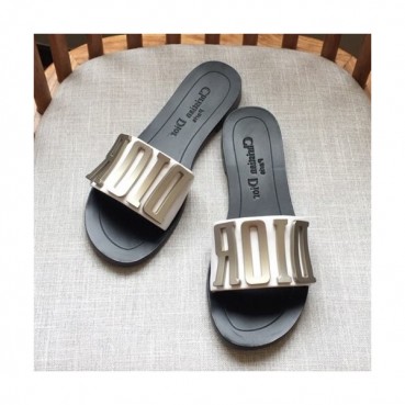 Dior 2019 Ladies Leather Slipper - 디올 2019 여성용 레더 슬리퍼 DIOS0008.Size (225 