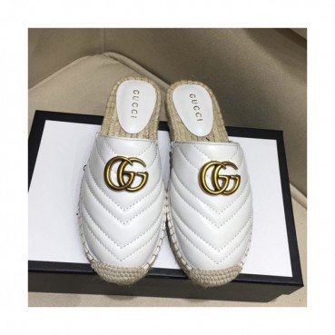Gucci 2019 Ladies Leather Slipper - 구찌 2019 여성용 레더 슬리퍼 GUCS0066.Size(225 