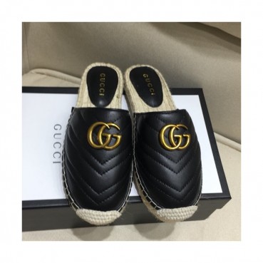 Gucci 2019 Ladies Leather Slipper - 구찌 2019 여성용 레더 슬리퍼 GUCS0065.Size(225 