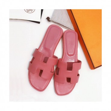 Hermes 2019 Ladies Classic Oasis Leather Slipper - 에르메스 2019 여성용 클래식 오아시스 레더 슬리퍼 HERS0029,Size(225 