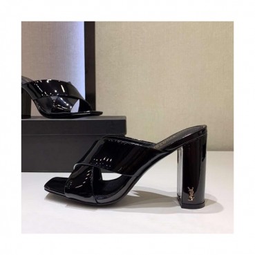Saint Laurent 2019 Ladies High Heel Slipper - 입생로랑 2019 여성용 하이힐 슬리퍼,SLS0027.Size(225 