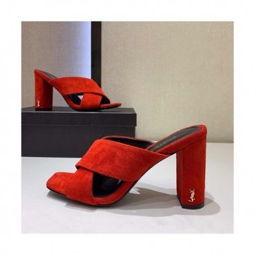 Saint Laurent 2019 Ladies High Heel Slipper - 입생로랑 2019 여성용 하이힐 슬리퍼,SLS0026.Size(225 