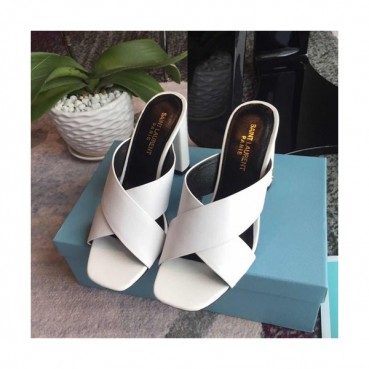 Saint Laurent 2019 Ladies High Heel Slipper - 입생로랑 2019 여성용 하이힐 슬리퍼,SLS0024.Size(225 