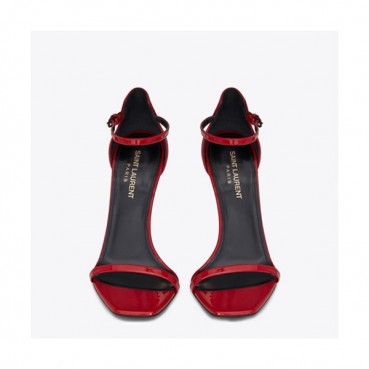 Saint Laurent 2019 Ladies Metal Logo High Heel Sandal - 입생로랑 2019 여성용 메탈로고 하이힐 샌들,SLS0013.Size(225 