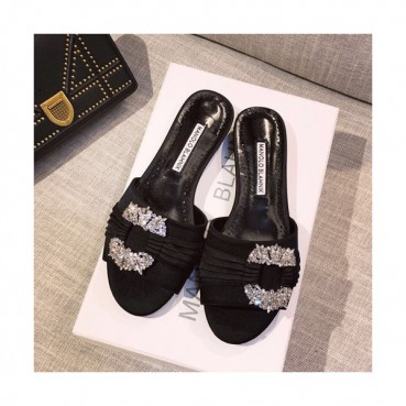 Monolo Blahnik 2019 Ladies Silk Slipper - 마놀로 블라닉 2019 여성용 실크 슬리퍼,MONS0007.Size(220 