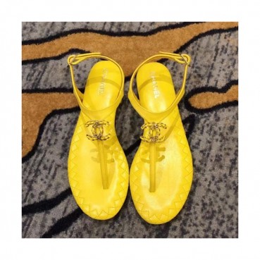 Chanel 2019 Ladies Leather Sandal - 샤넬 2019 여성용 레더 샌들 CHAS0110.Size(225 