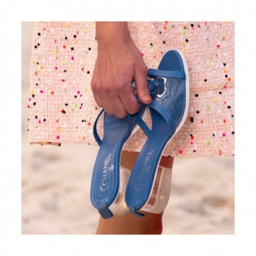 Chanel 2019 Ladies PVC Slipper - 샤넬 2019 여성용 PVC 슬리퍼 CHAS0087.Size(220 