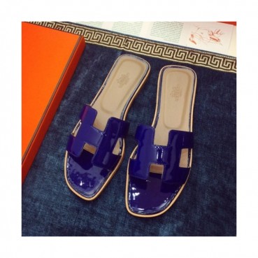 Hermes 2019 Ladies Classic Oasis Leather Slipper - 에르메스 2019 여성용 클래식 오아시스 레더 슬리퍼 HERS0006,Size(220 