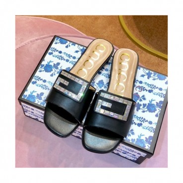 Gucci 2019 Ladies Leather Slipper - 구찌 2019 여성 레더 슬리퍼 GUCS0046,Size(225 