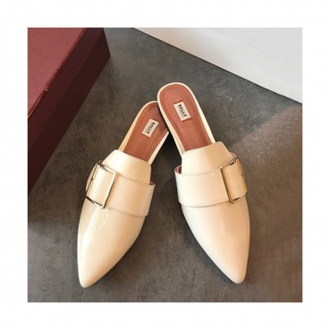 Bally 2019 Ladies Leather Bloafer Slipper - 발리 2019 여성용 레더 블로퍼 슬리퍼, BALS0008.Size(225 