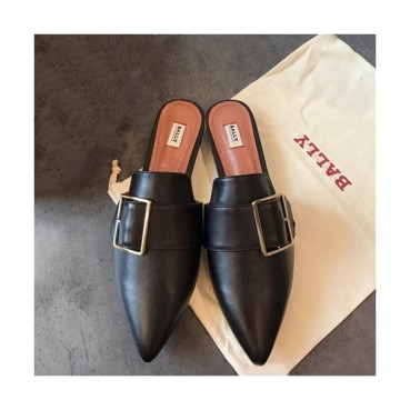 Bally 2019 Ladies Leather Bloafer Slipper - 발리 2019 여성용 레더 블로퍼 슬리퍼, BALS0007.Size(225 