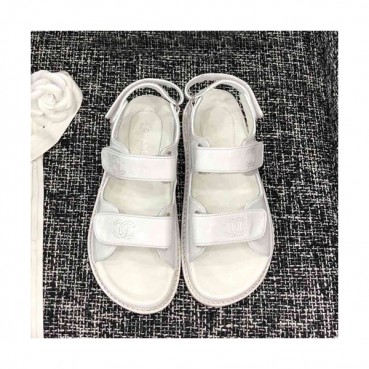 Chanel 2019 Ladies Leather Sandal - 샤넬 2019 여성용 레더 샌들 CHAS0045.Size(225 