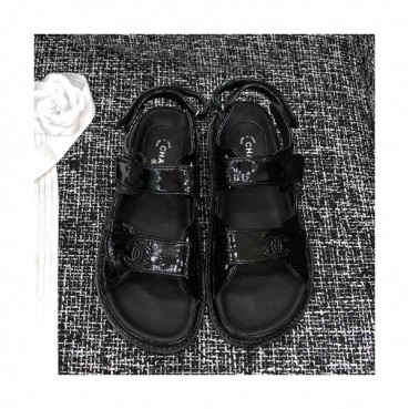 Chanel 2019 Ladies Leather Sandal - 샤넬 2019 여성용 레더 샌들 CHAS0043.Size(225 