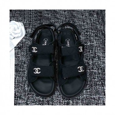 Chanel 2019 Ladies Leather Sandal - 샤넬 2019 여성용 레더 샌들 CHAS0042.Size(225 